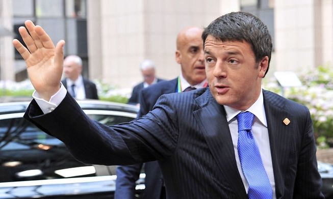 Former Italian Prime Minister Matteo Renzi