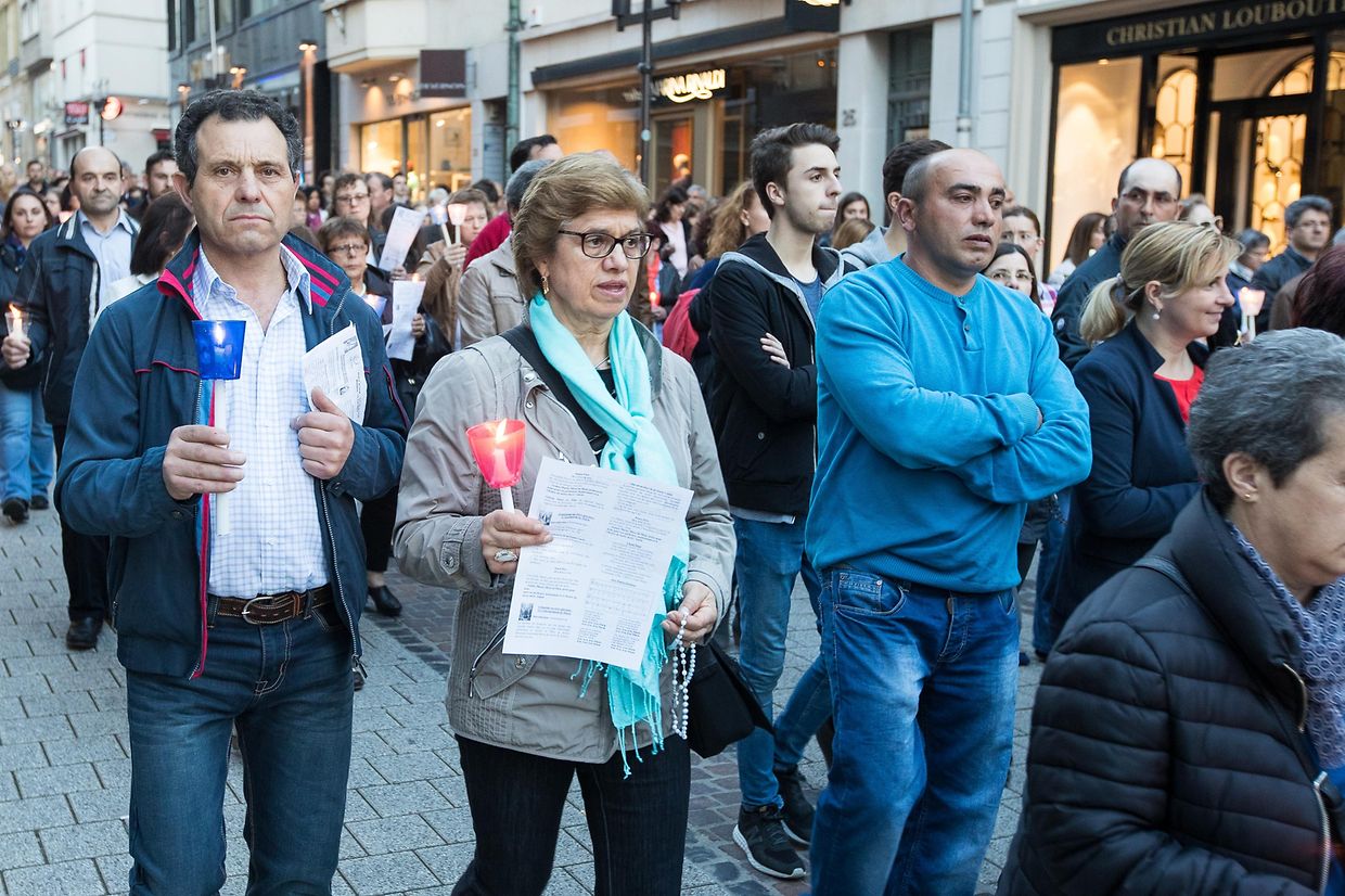 Lichterprozession der portugiesischen Gemeinschaft