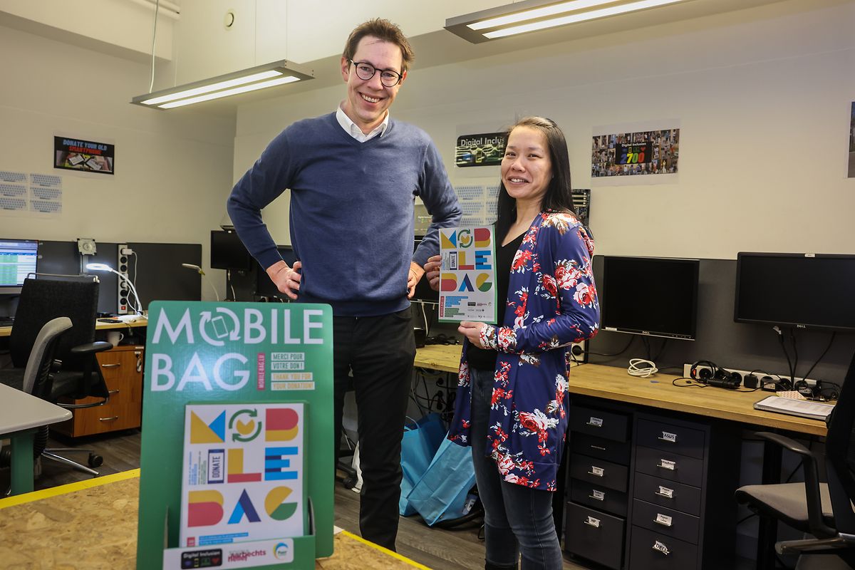 Patrick de la Hamette e Sok-Hane Tang apresentaram a nova edição da Mobile Bag.