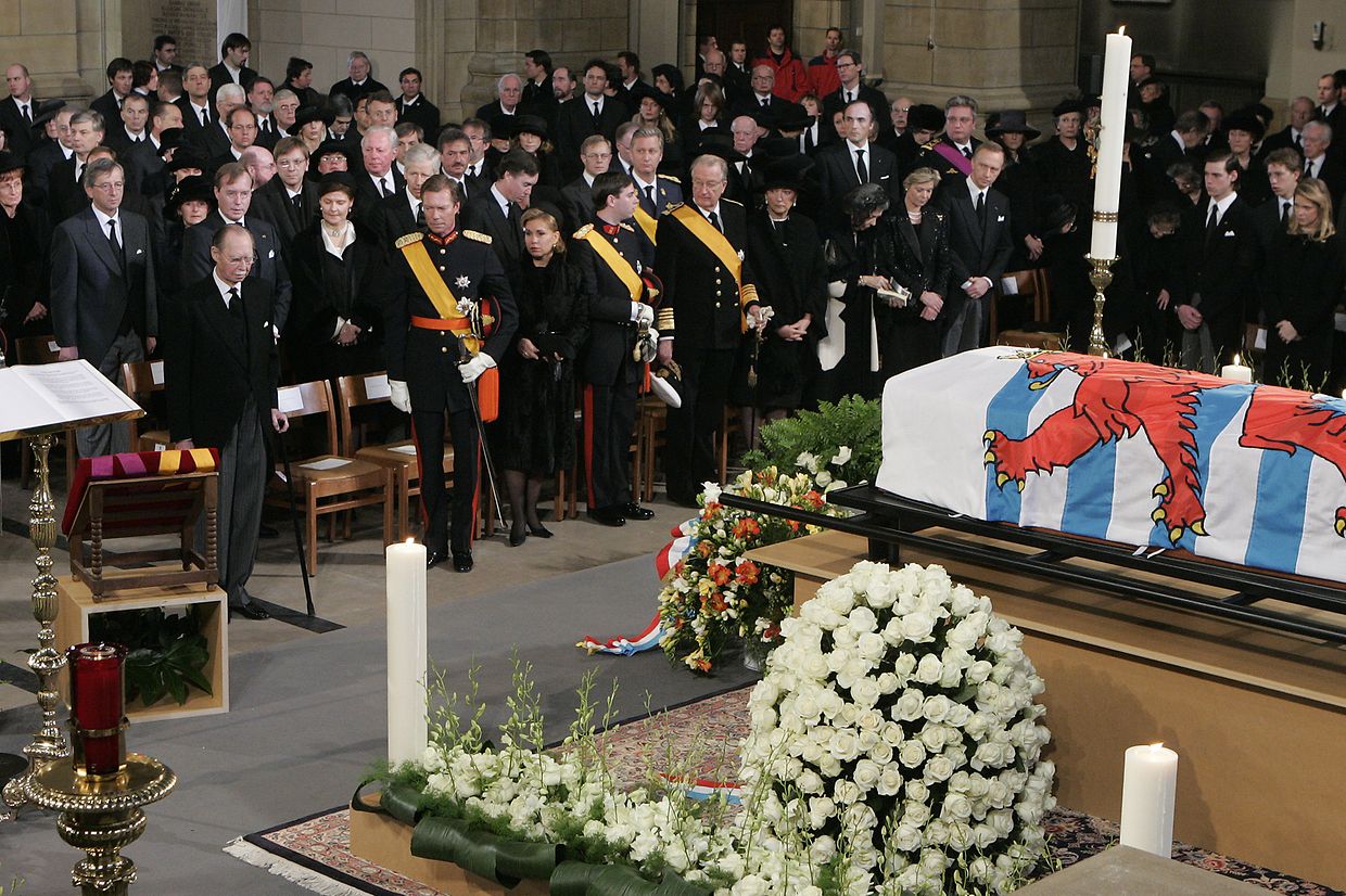 L'enterrement de la Grande-Duchesse Joséphine Charlotte, en 2005