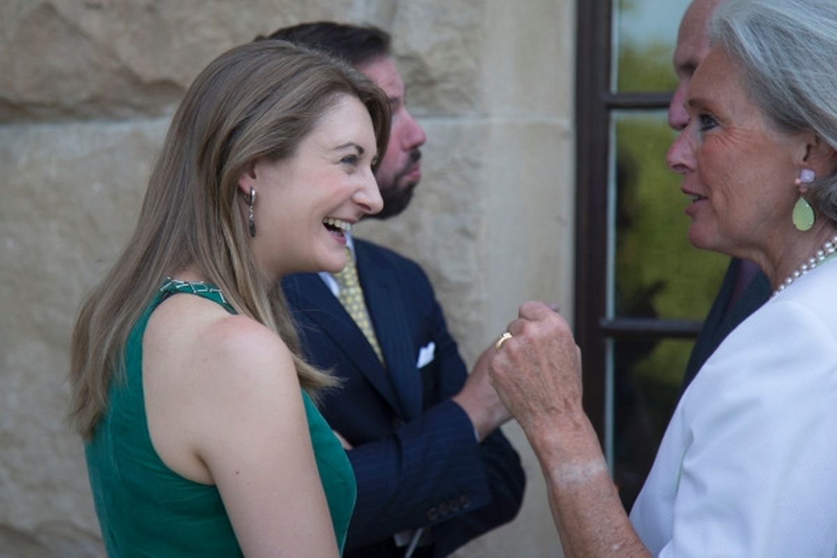 Garden Party der großherzoglichen Familie auf Schloss Berg.