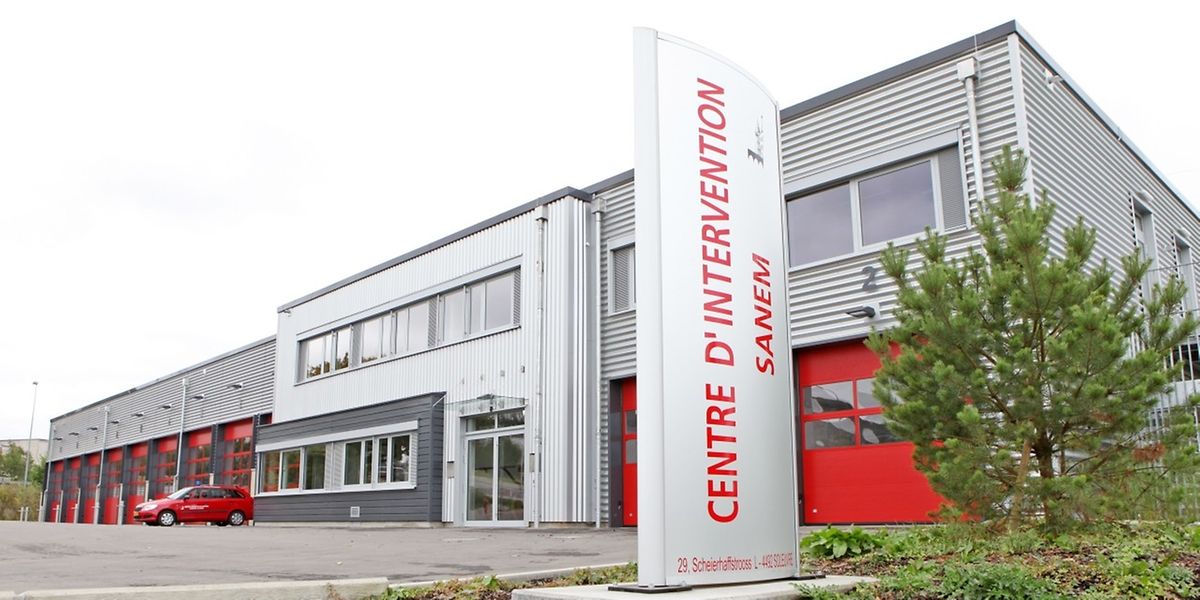 Das Einsatzzentrum „ auf Scheierhaff˝ beherbergt unter einem Dach die Rettungsdienste der Gemeinden Sassenheim und Differdingen. 