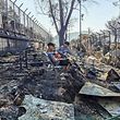 Migrants sit inside the burnt Moria Camp on the Greek island of Lesbos on September 9, 2020, after a major fire. - Thousands of asylum seekers on the Greek island of Lesbos fled for their lives early September 9, as a huge fire ripped through the camp of Moria, the country's largest and most notorious migrant facility. Over 12,000 men, women and children ran in panic out of containers and tents and into adjoining olive groves and fields as the fire destroyed most of the overcrowded, squalid camp. The blaze started just hours after the migration ministry said that 35 people had tested positive at the camp. (Photo by Anthi PAZIANOU / AFP)
