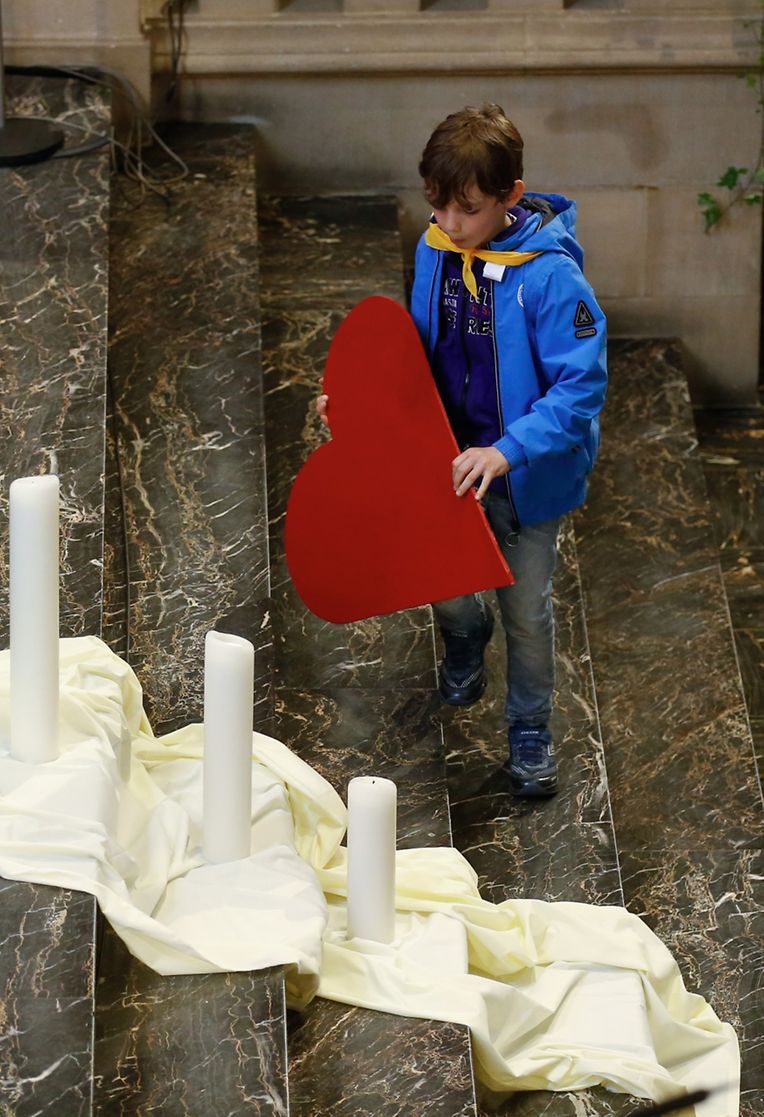 Oktave - Messe für die neuen Pfarreien: Wooltz Saints-Pierre-et-Paul & Öewersauer Saint-Pirmin, Luxembourg, le 18 Mai 2017. Photo: Chris Karaba