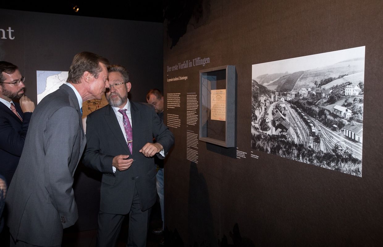 Besuch der Ausstellung "Lëtzebuerg an den Eischte Weltkrich".