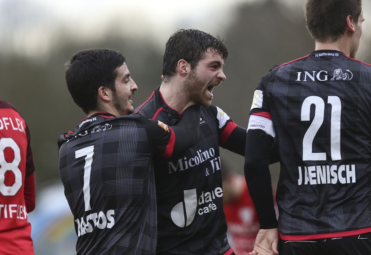 Toute la rage de Nicolas Perez après l'égalisation differdangeoise.