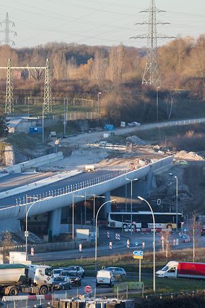 As obras da ligação de Micheville vão impactar a A4 em Esch.