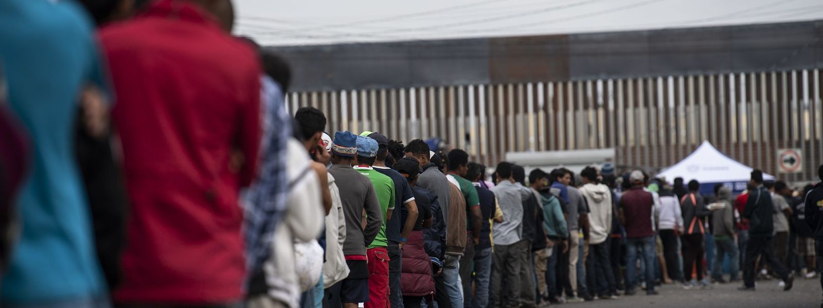 Tausende Menschen werden in Tijuana beherbergt.