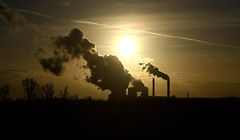 The picture shows the coal power plant of German energy giant RWE in Weisweiler, western Germany, on January 29, 2020. - Bowing to public pressure on climate change, Germany on January 16, 2020 promised to speed up its exit from coal power generation and to pay operators compensation in a strategy instantly rejected by environmental campaigners. (Photo by INA FASSBENDER / AFP)