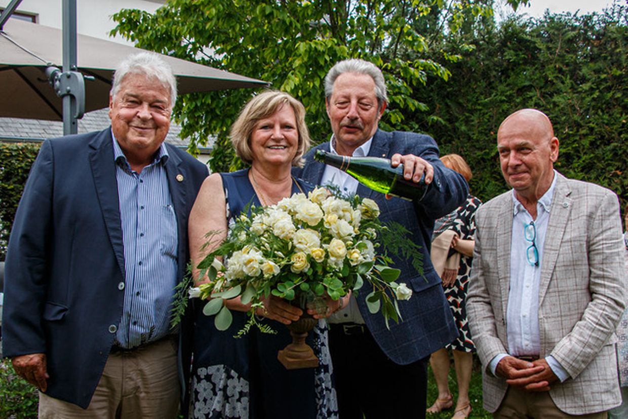 mywort Eine Rose als Erinnerung an Margarette Golding