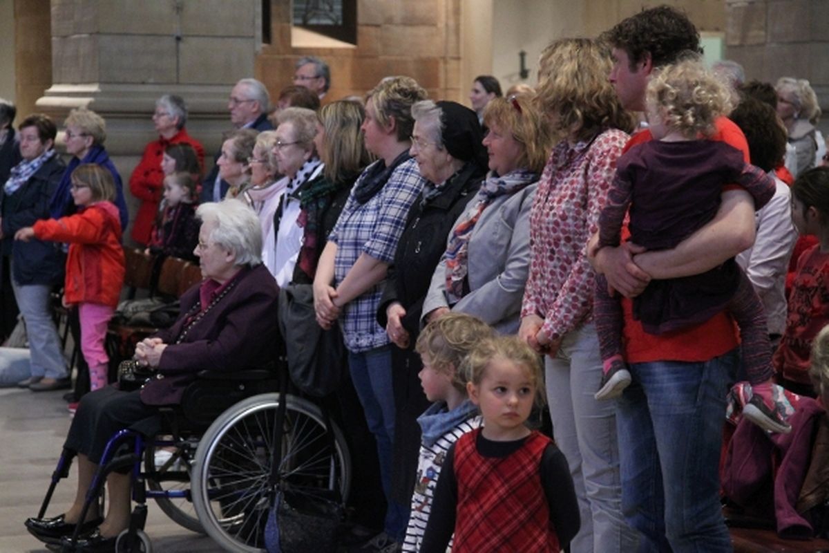 Messe für das Dekanat Clef mit den Pfarrverbände "Clief", "Ëlwen-Wäiswampech" und "Wëntger".