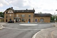 Lokales,Ehealiger Bahnhof Sandweiler,Sandweiler-Gare.steht unter Denkmalschutz.Foto: Gerry Huberty/Luxemburger Wort