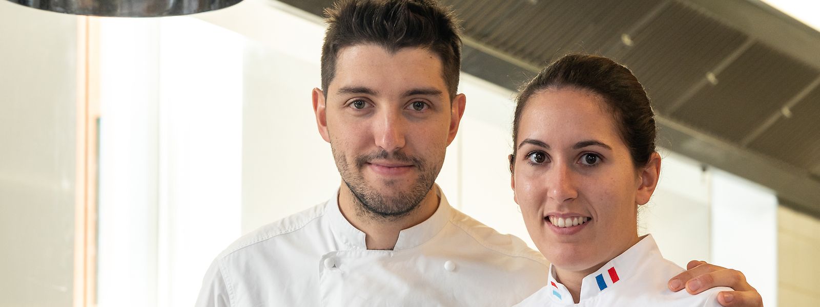 Valérian Prade und Caroline Esch sind ein eingespieltes Team: Er ist für die salzigen Speisen zuständig und sie die Herrin der Desserts.
