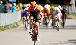 Pieter Weening (NL/Roompot) auf dem Weg zu seinem Etappensieg - 2. Etappe - Steinfort/Rosport - Skoda Tour de Luxembourg 2019 - Foto: Serge Waldbillig
