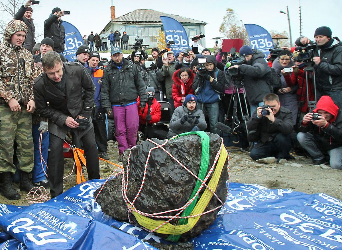 Archivbild: Der Einschlag des Meteroriten über der Beringsee ist war Vergleichbar mit dem Tscheljabinsk-Meteoriten vom 16 Oktober 2013.