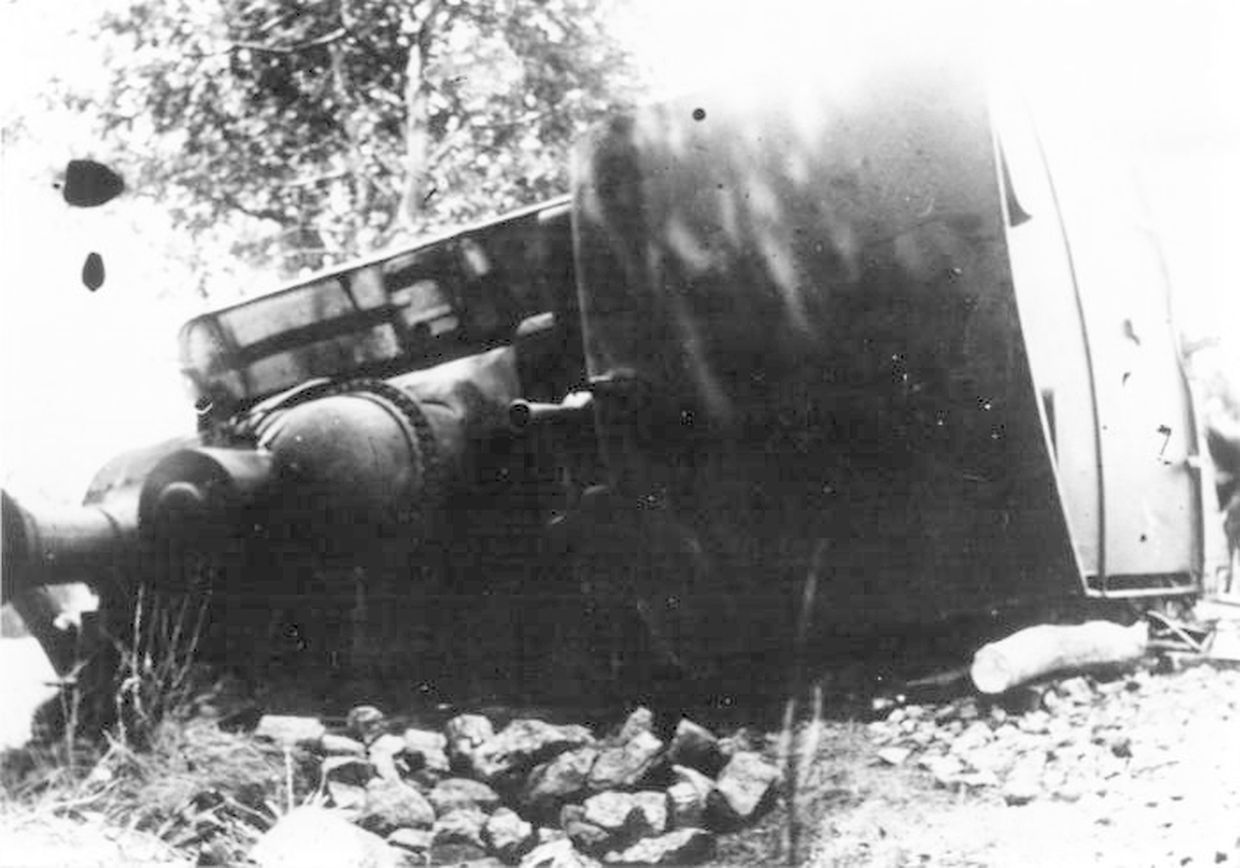 Unfall in Scheid. Der Zugführer kam dabei ums Leben.