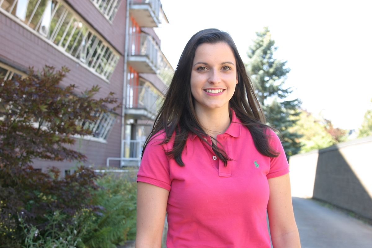 Aline Crouvoisier, 23 ans: «Je n'aurais jamais pensé tomber là-dedans en finissant mes études et au final, je suis vraiment contente!»