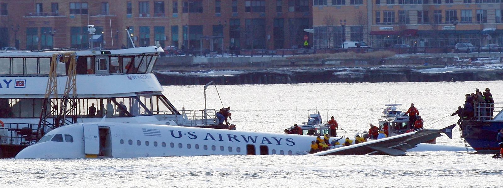 Sämtliche 155 Menschen an Bord überlebten die Notwasserung des US-Airways-Fluges 1549.