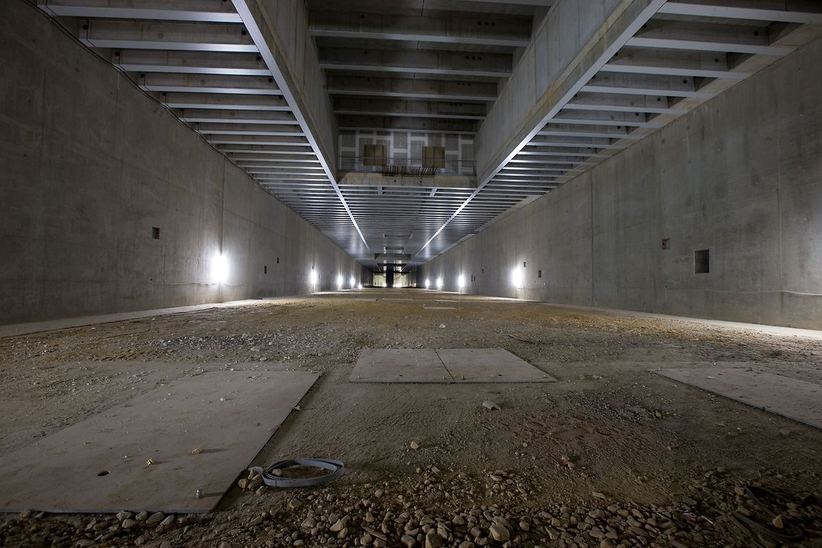 Ein Besuch im unterirdischen Bahnhof Findel.