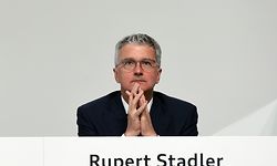 (FILES) In this file photo taken on May 18, 2017 Rupert Stadler, CEO of German car producer Audi AG, is pictured prior to Audi's annual general meeting in Neckarsulm, Germany. 
Audi chief executive Rupert Stadler has been arrested on suspicion of fraud in connection with parent company Volkswagen's "dieselgate" emissions cheating scandal, German prosecutors said on June 18, 2018.  / AFP PHOTO / Christof STACHE