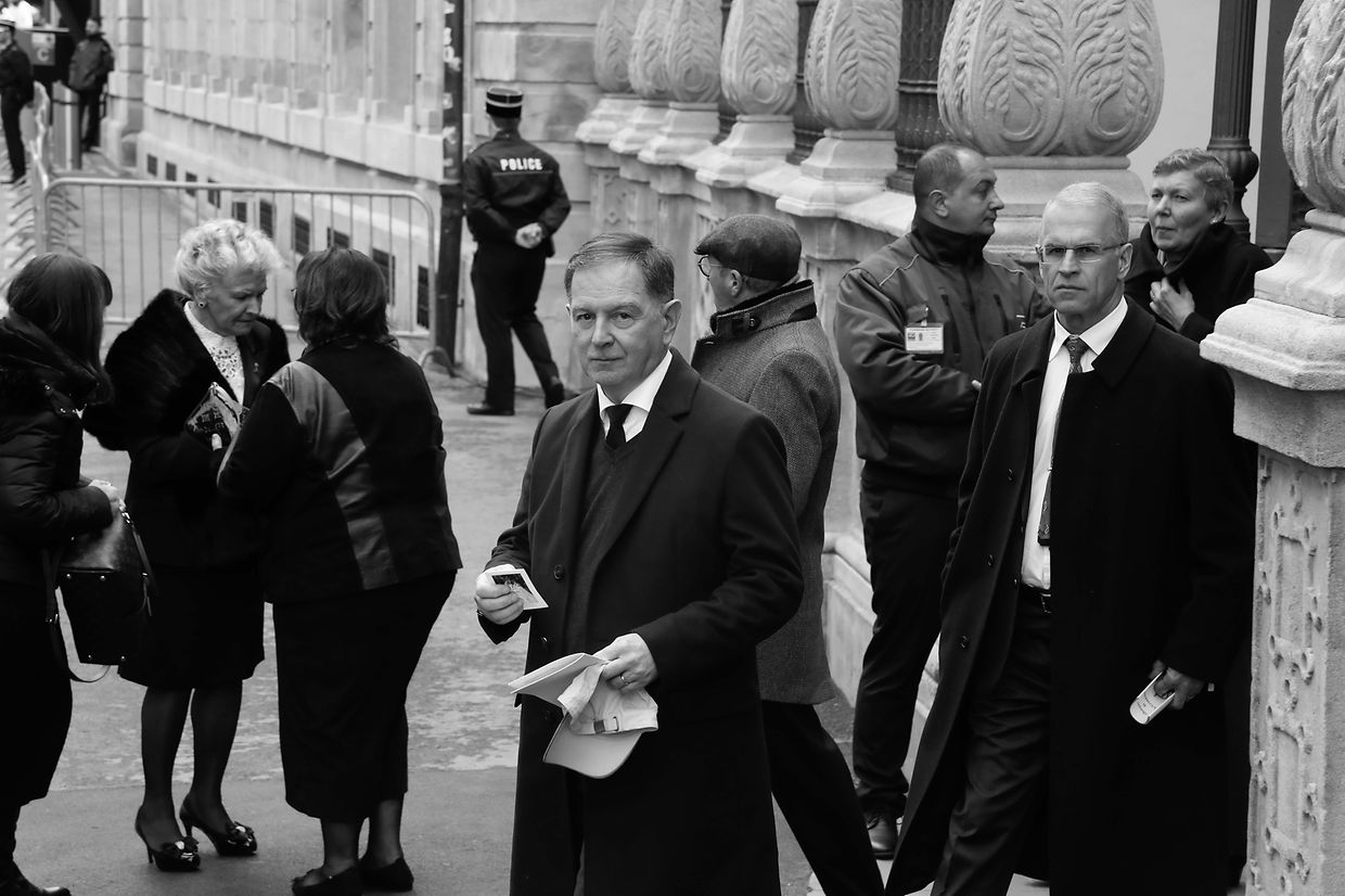 Lokales, Online, Kathedrale, Staatsbegräbnis Großherzog Jean, funérailles Grand-Duc Jean, Eingang Kathedrale,