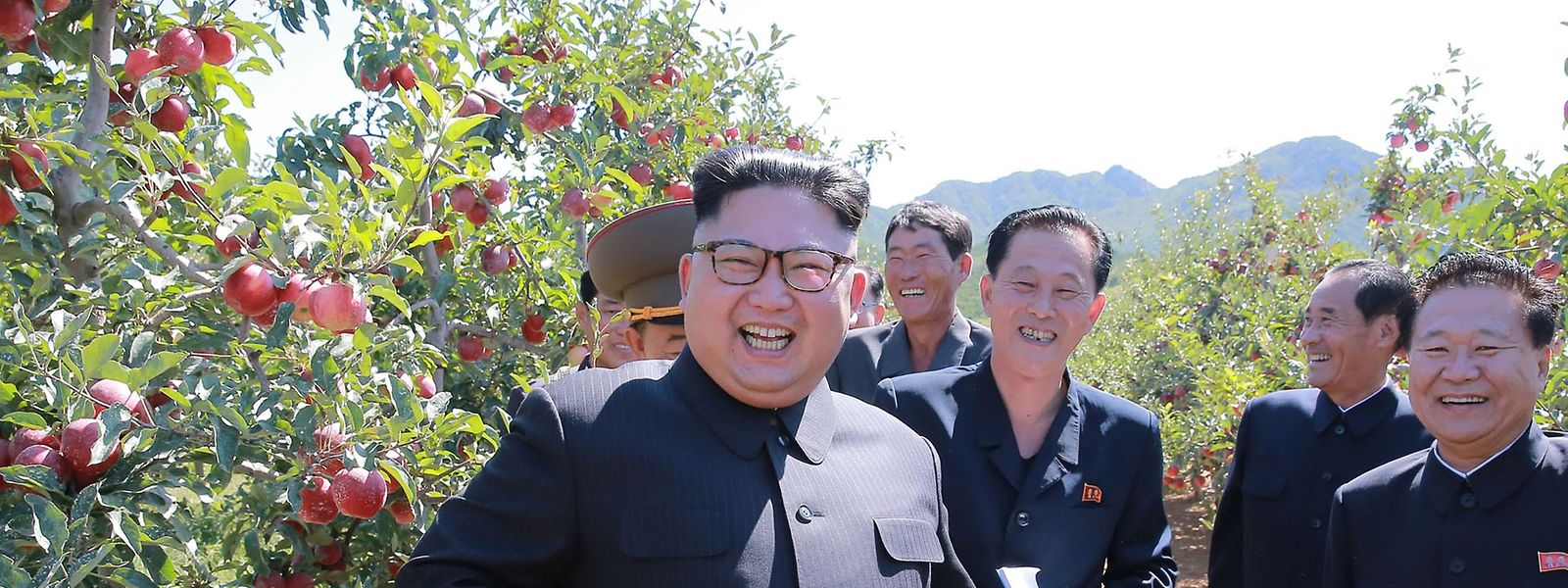 Zeigt sich dem Volk gern gutgelaunt, ist es aber anscheined selten: Kim Jong Un. 
