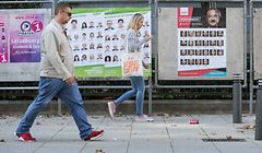 Politik. Parlamentswahlen 2018, élections législatives, Wahlen, Wahlurnen, Wahlbüro , Esch Alzette Brill, Déi Gréng, LSAP, Foto: Guy Wolff/Luxemburger Wort