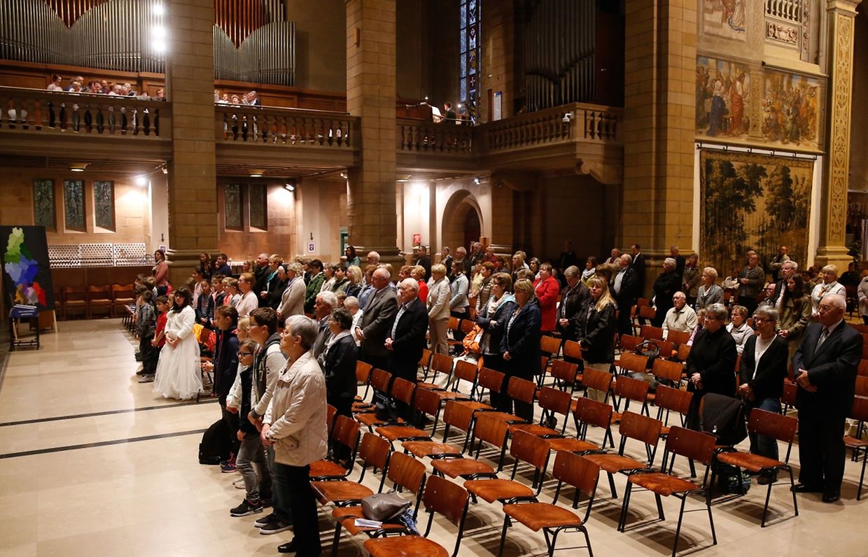 Messe für die neue Pfarrei "Dräilännereck Musel a Ganer Saint-Nicolas"