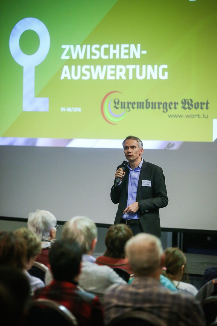 Chefredakteur Jean-Lou Siweck stellte die ersten Erkenntnisse der vergangenen Monate vor. 