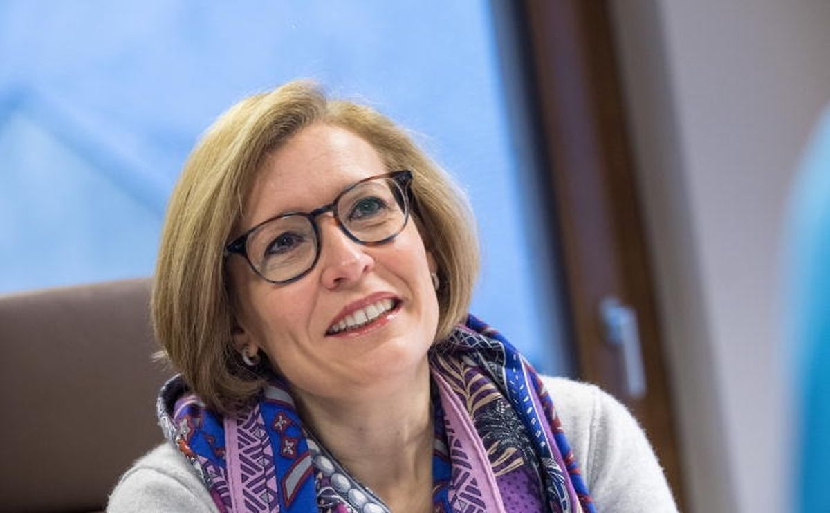 Diane Adehm: «Je sais que beaucoup de mes collègues veulent être ministre. Moi, je veux avoir un bon score et être réélue» le 14 octobre 2018.