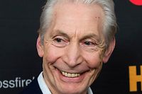 (FILES) In this file photo taken on November 13, 2012 Charlie Watts of the Rolling Stones arrives at the Ziegfeld Theater to view 