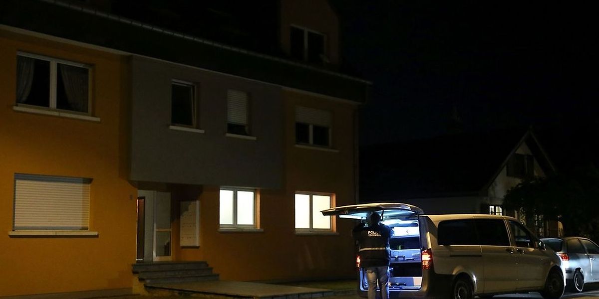 O apartamento do suspeito em Dudelange foi vasculhado pela polícia.