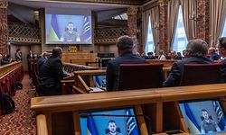 Politik , Discours Selenkskyi , Praesident Ukraine , Chamber , Foto:Guy Jallay/Luxemburger Wort