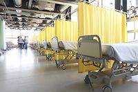 Lokales, Corona-Virus Covid 19, CHEM Esch Alzette, Die Kantine des CHEM wurde in eine Pflegestation umgebaut, Foto: Guy Wolff/Luxemburger Wort