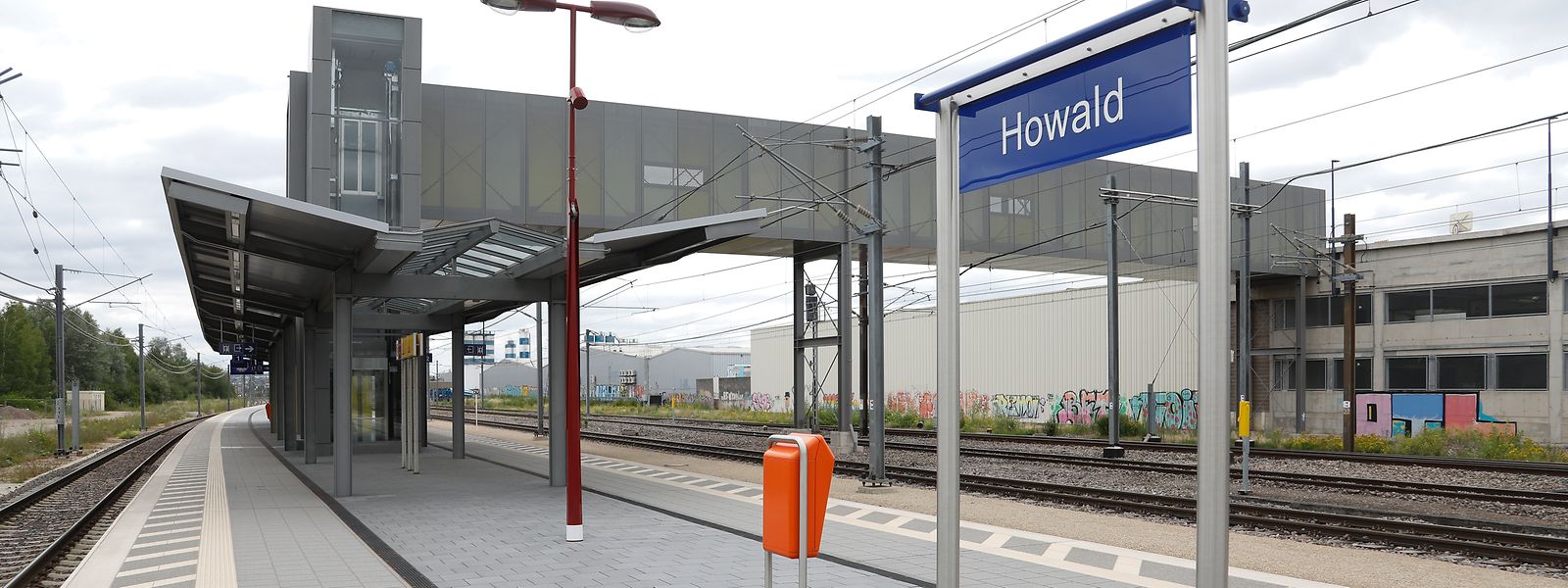 Die Gare périphérique in Howald, die seit dem 10. Dezember 2017 in Betrieb ist, ist nur ein Teil der geplanten Umsteigeplattform.