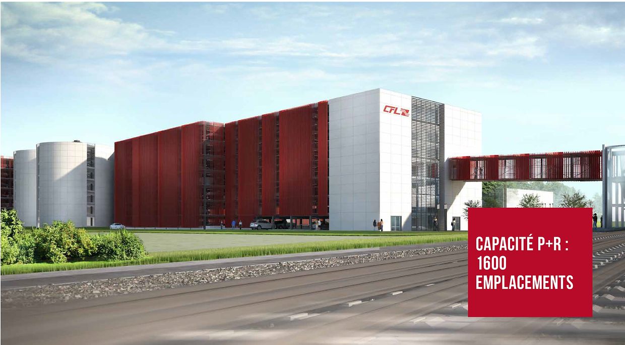 Dans le sud, à Rodange, un P+R de 1.600 places verra le jour en 2021 pour 43,5 millions d'euros.