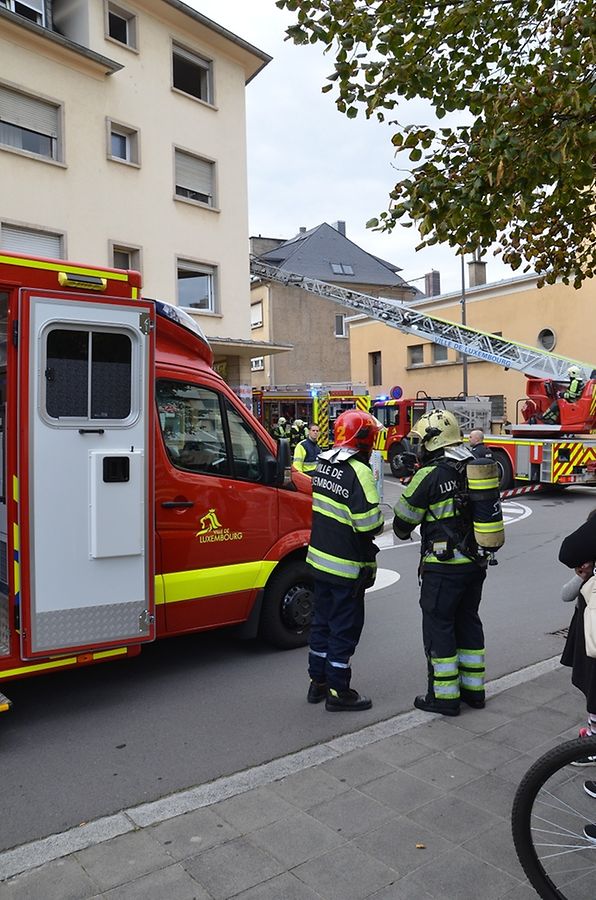 Kellerbrand in der Rue Sigismond