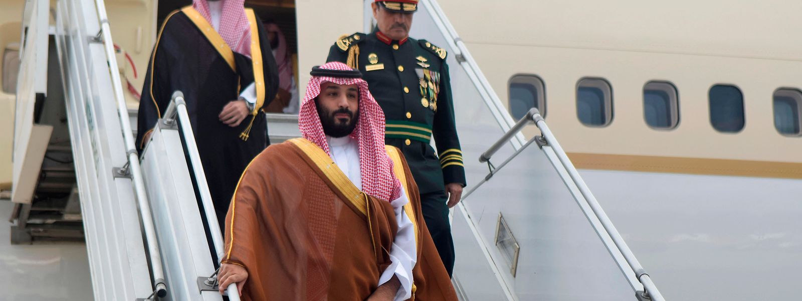 Mohammed bin Salman, Kronprinz von Saudi- Arabien, kommt in Buenos Aires zum G20-Gipfel an.
