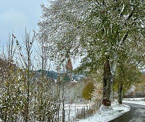 Herrlech  Schnéilandschaft