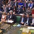 A video grab from footage broadcast by the UK Parliament's Parliamentary Recording Unit (PRU) shows Britain's Prime Minister Theresa May making a statement in the House of Commons in London on December 10, 2018. - Theresa May told the house that the Brexit withdrawal bill will be deferred. (Photo by HO / PRU / AFP) / RESTRICTED TO EDITORIAL USE - NO USE FOR ENTERTAINMENT, SATIRICAL, ADVERTISING PURPOSES - MANDATORY CREDIT " AFP PHOTO / PRU "