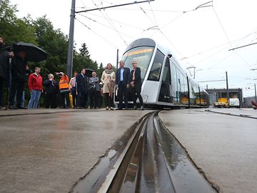 Elétrico já circulou em Kirchberg