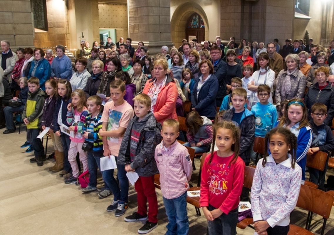 Messe des Dekanat Ospern mit den Pfarrverbänden Bieckerech-Useldeng, Grosbous, Ospern und Rammerech.