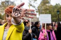 Rassemblement de protestation contre les violences faites aux femmes le 29 octobre à Paris
