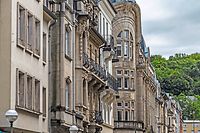 Casas em Esch-sur-Alzette, a segunda maior cidade do Luxemburgo.