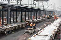 Die Arbeiten rund um den Umbau des Bahnhofes verlaufen bisher nach Zeitplan, so die Bahngesellschaft CFL.