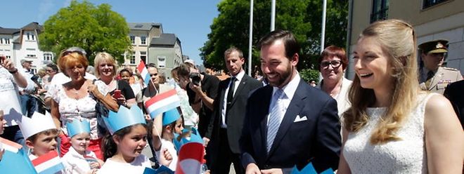 Erbgroßherzogin Stéphanie freut sich darüber, dass sie bei öffentlichen Terminen herzlich von der Bevölkerung empfangen wird.