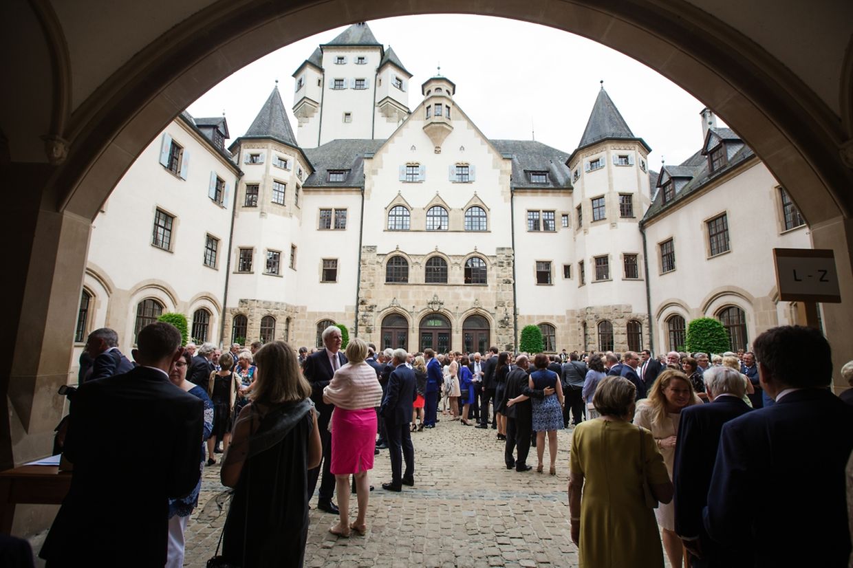 The Grand Ducal garden party on Schlossberg.