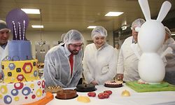 Visite LLAARR Guillaume et Stéphany Confiserie Namur Hamm. Foto:Gerry Huberty