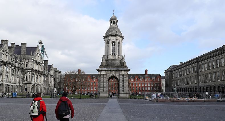 Trinity College em Dublin, na capital irlandesa. 