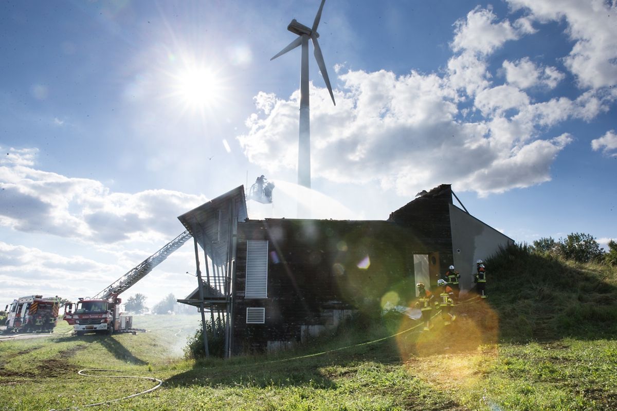 Das Jugendhaus in Remerschen - im früheren Energiepark-Gebäude - wurde am Sonntag zum Raub der Flammen. 